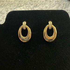 Gold & Diamond Earrings